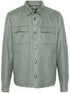 button-up brushed shirt jacket
